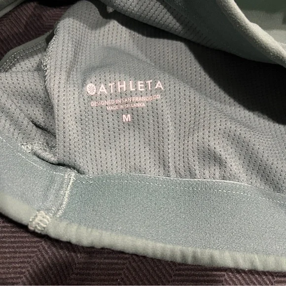 Athleta Green Strappy Sports Bra - Picture 3 of 3